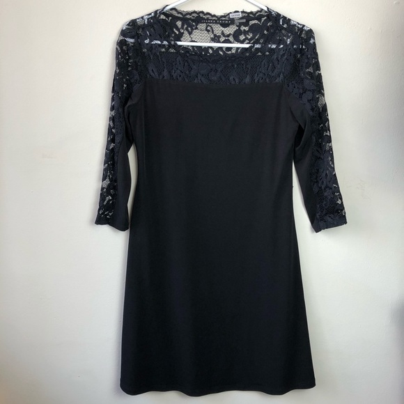 Ivanka Trump Dresses & Skirts - Ivanka Trump Size 2 Black 3/4 Sleeve Dress